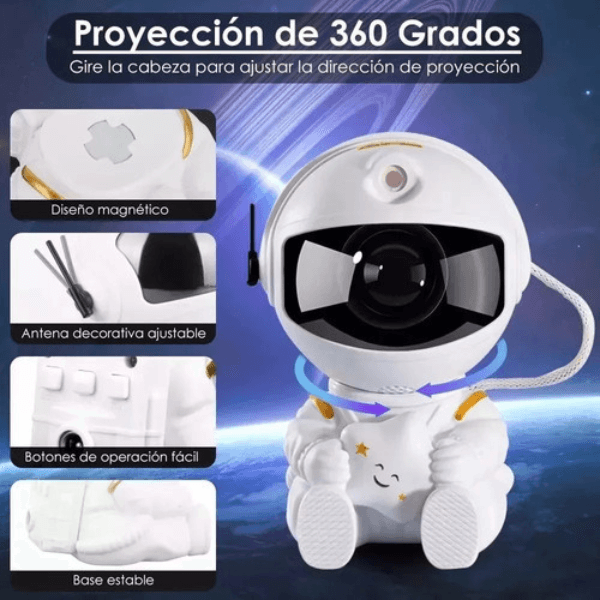 Proyector espacial del universo con control